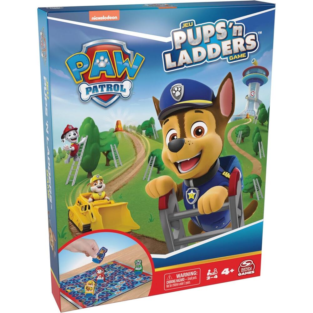 Spin Master Games, PAW Patrol Pups ‘N Ladders Game, Ages 4 & Up